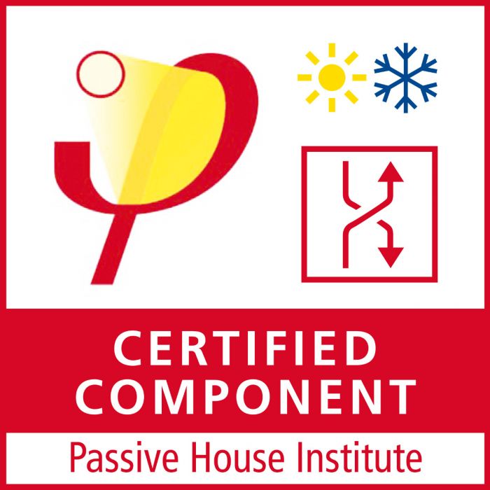 Blauberg PASSIV+200 Ultra Compact Passivhaus Certified MVHR Heat Recovery Ventilation Unit - westbasedirect.com