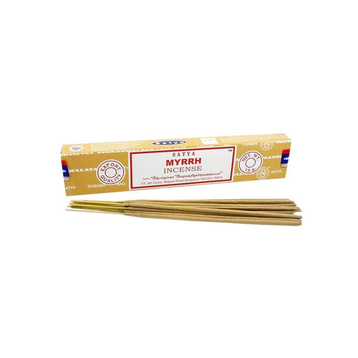 Satya Myrrh 15g | 1 Pack (12 Sticks) - westbasedirect.com