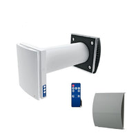 Blauberg VENTO-DUO-AIR-GRY Vento Duo-Air Decentralised Single Room Heat Recovery Unit - WiFi - Grey Cowl