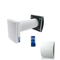Blauberg VENTO-DUO-AIR-WHI Vento Duo-Air Decentralised Single Room Heat Recovery Unit - WiFi - White  Cowl