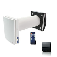 Blauberg VENTO-MIDI-AIR-BLK Vento Midi-Air Decentralised Single Room Heat Recovery Unit - WiFi - Black Cowl