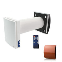 Blauberg VENTO-MIDI-AIR-TER Vento Midi-Air Decentralised Single Room Heat Recovery Unit - WiFi - Terracotta Cowl