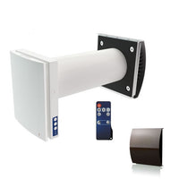 Blauberg VENTO-MAXI-AIR-BRO Vento Maxi-Air Decentralised Single Room Heat Recovery Unit - WiFi - Brown Cowl